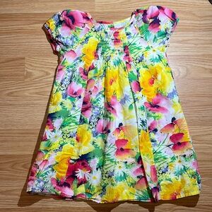Baby gap dress. Size 3 years. Pink/yellow/green/blue